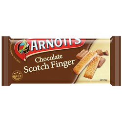 BISCUIT CHOCOLATE SCOTCH FINGER 250GM (12 ) # 213411 ARNOTTS