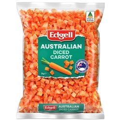 CARROT DICED 2KG(6) # 40210 EDGELL