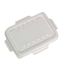 LID SUIT NATURAL FIBRE WHITE RECT CONTAINERS 500S # EC-CR705LNFW ENVIROCHOICE