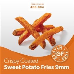CHIP 9MM SWEET POTATO FRIES (5 X 2KG) # 486.004 FARM FRITES