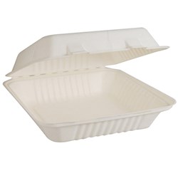 CONTAINER BOX DINNER LARGE NATURAL FIBRE 250S # EC-BX052 ENVIROCHOICE