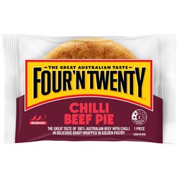 PIE CHILLI BEEF (24 X 175GM) # 1101819 FOUR N TWENTY