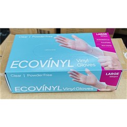 GOLVE ECO VINYL CLEAR P/FREE LARGE (10 X 100PC) # GLO-ECO-L-PF PLUSPAK