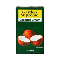 COCONUT CREAM TETRA PACK 1LT(12) # 2470011 GARDEN SUPREME