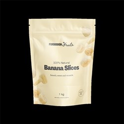BANANA SLICED I.Q.F 1KG(10) # SI0243 FORBIDDEN FRUIT