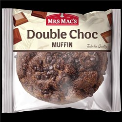 MUFFIN DOUBLE CHOC (15 X 150GM) # 74106 MRS MACS