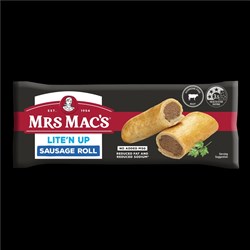 SAUSAGE R LITE'N UP (16 X 120GM) # 43701 MRS MACS