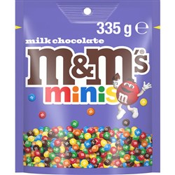 M&MS MINI POUCH (12 X 335GM) # 411662 M&MS