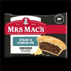 PIE STEAK & CHEESE (12 X 175GM) # 12826 MRS MACS