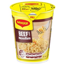 NOODLE CUP BEEF (12 X 58GM) # 12249228 MAGGI