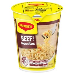 NOODLE CUP BEEF (12 X 58GM) # 12603953 MAGGI