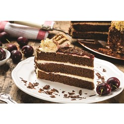 CAKE BLACK FOREST GATEAU 14S 1.725KG (2) # 1-860 PRIESTLEYS