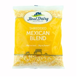 CHEESE SHRED MEXICAN BLEND 2KG(6) # P600302MEX REAL DAIRY