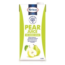 JUICE PEAR 1LT(12) # 2443533 RIVIANA