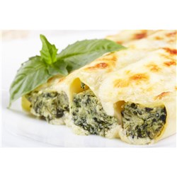 CANNELLONI SPINACH & RICOTTA (84 X 85GM) 7.14KG # 710012 CASA DELLA PASTA