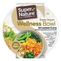 MEAL SRI LANKAN ROOT VEG CURRY (4 X 350GM) 1.4KG # 71997 SUPER NATURE