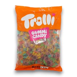 LOLLY SOUR OCTOPUS (120 X 12.5GM) 1.5KG(4) # 13608 TROLLI
