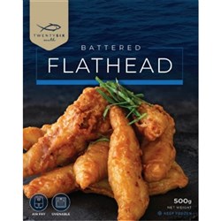 FLATHEAD BATTERED IMP 500GM(10) # BFLAT5KG 26 SOUTH