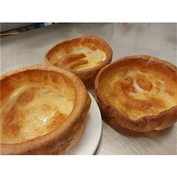YORKSHIRE PUDDING ROUND PLATE (24 X 150GM) # SEARPLT YORKIES
