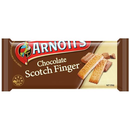 BISCUIT CHOCOLATE SCOTCH FINGER 250GM (12 ) # 213411 ARNOTTS