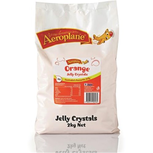 JELLY CRYSTAL ORANGE 2KG(6) # 101122  AEROPLANE