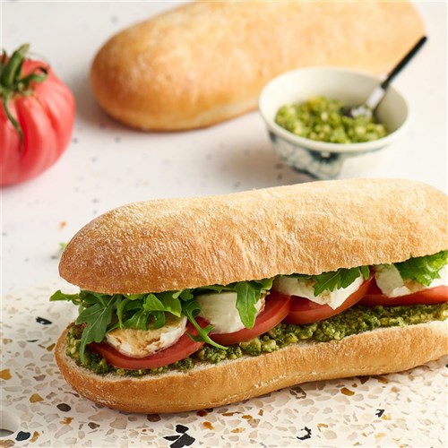 BREAD ROLL CONTINENTAL TURKISH OVAL  (50 X 120GM) # 11760 BAKERS MAISON