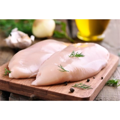 CHICKEN BREAST FILLETS SKINLESS FROZEN (6 X 2KG)