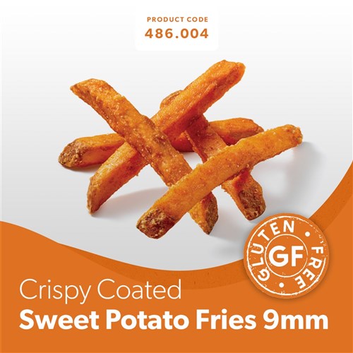 CHIP 9MM SWEET POTATO FRIES (5 X 2KG) # 486.004 FARM FRITES