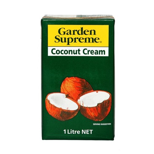 COCONUT CREAM TETRA PACK 1LT(12) # 2470011 GARDEN SUPREME