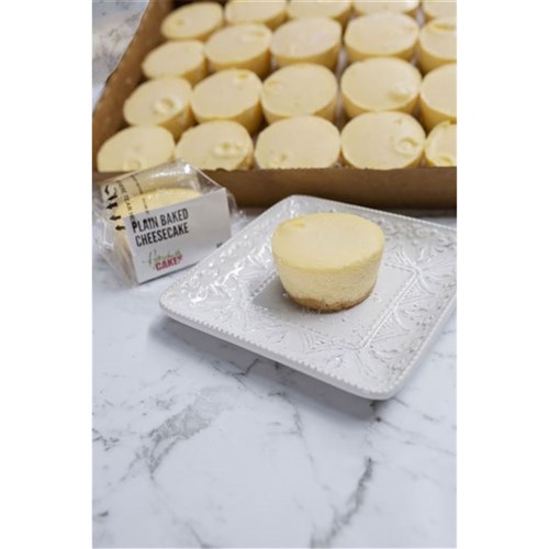 CHEESECAKE PLAIN BAKED 24S(4) # D1263 HOMEBUSH CAKES