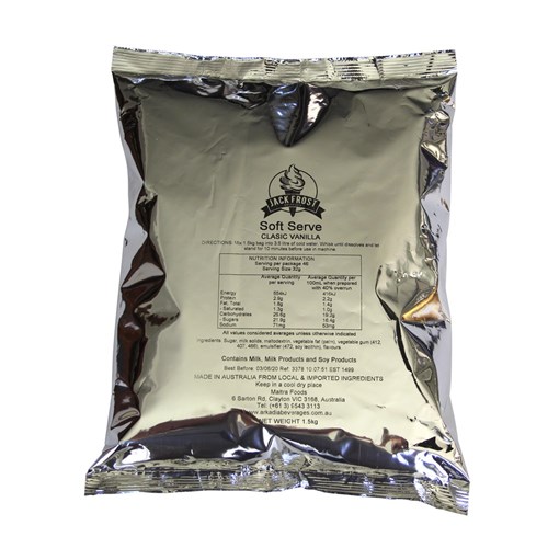 SOFT SERVE MIX PREMIUM YOGHURT (12 X 1.5KG) # 106014 JACK FROST