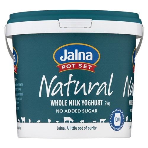 YOGHURT NATURAL POT SET 2KG(4) # 212931 JALNA