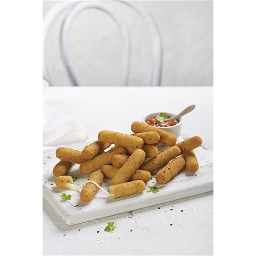 CHEESE STICKS MOZZARELLA ITALIAN HERB CRUMBED  80s 2KG # KQF034 KEITHS