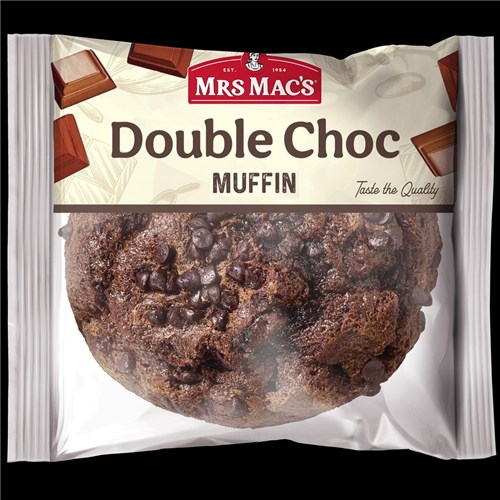 MUFFIN DOUBLE CHOC (15 X 150GM) # 74106 MRS MACS