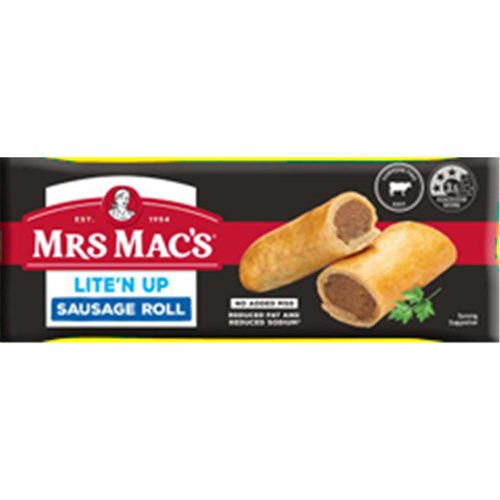 SAUSAGE ROLL LITE N UP (15 X 120GM) # 43501 MRS MACS