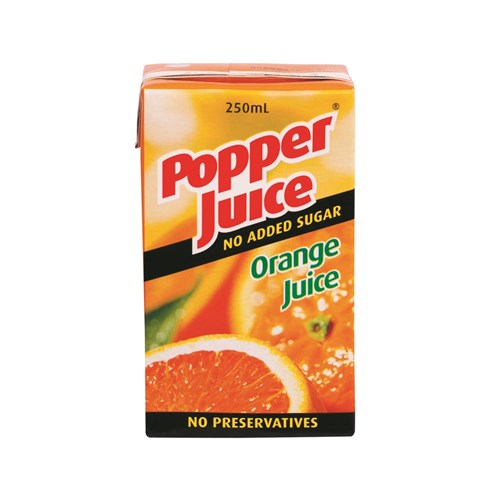 JUICE POPPER ORANGE 100% (6 X 4 X 250ML) # 0944 GOLDEN CIRCLE