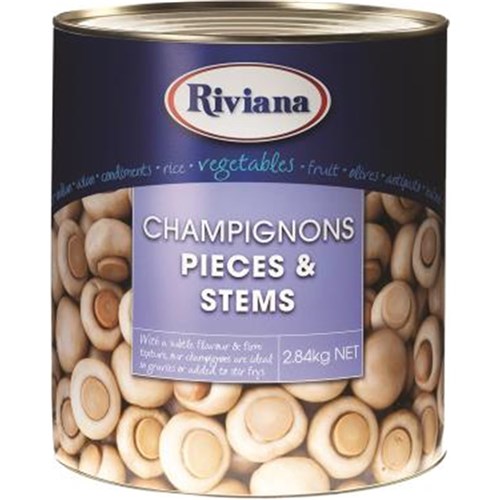MUSHROOM CHAMPIGNON PIECES & STEMS A10(3) # 2423596 RIVIANA
