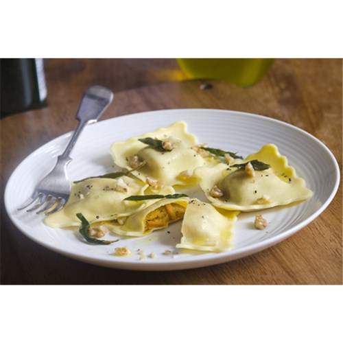 RAVIOLI LARGE PUMPKIN & SAGE 1KG (4) # 710074 CASA DELLA PASTA