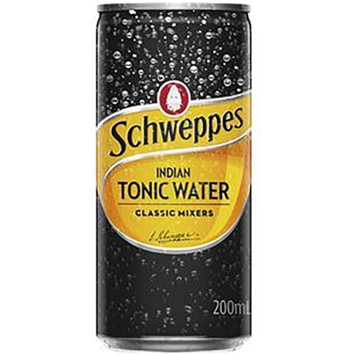 WATER TONIC CAN (24 X 200ML) # 10006356 SCHWEPPES